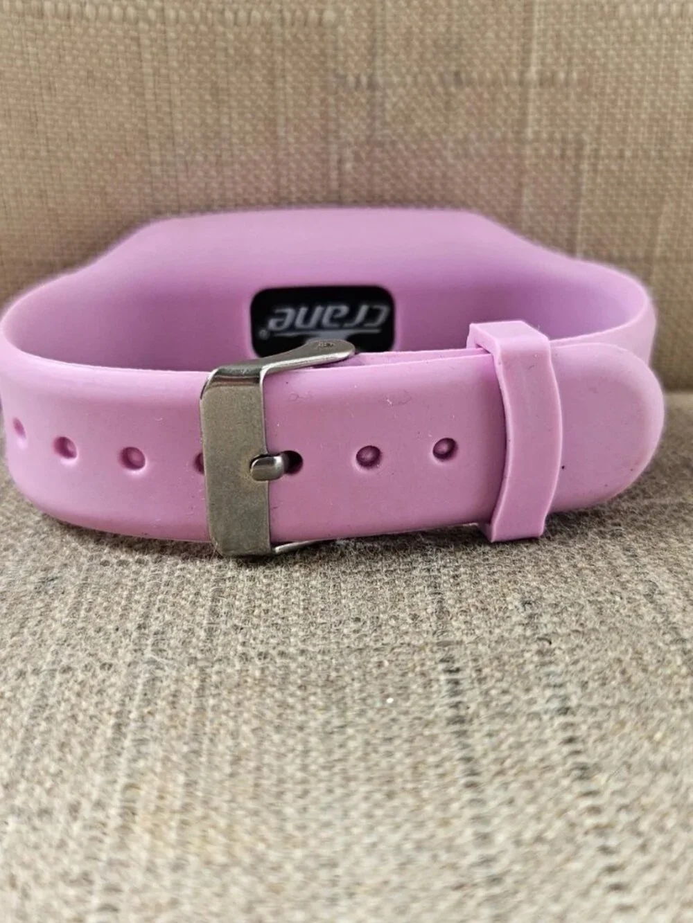 Crane Activity Trakcer Digital Wrist Watch Pink Rubber Band Fitness Watch